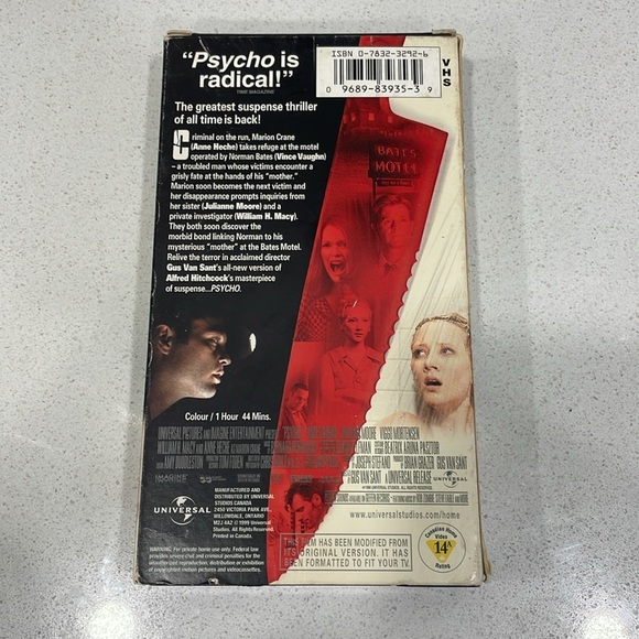 4 Vintage Horror Movie VHS Movies - Picture 7 of 16